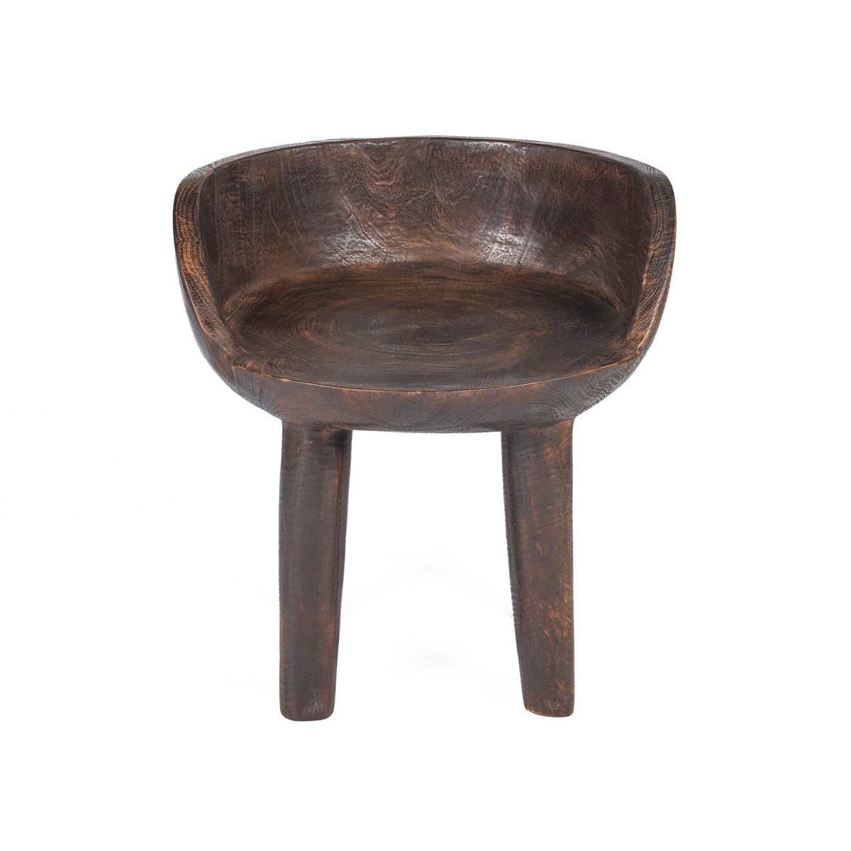 The Sit Happens Low Chair - Dark Walnut
