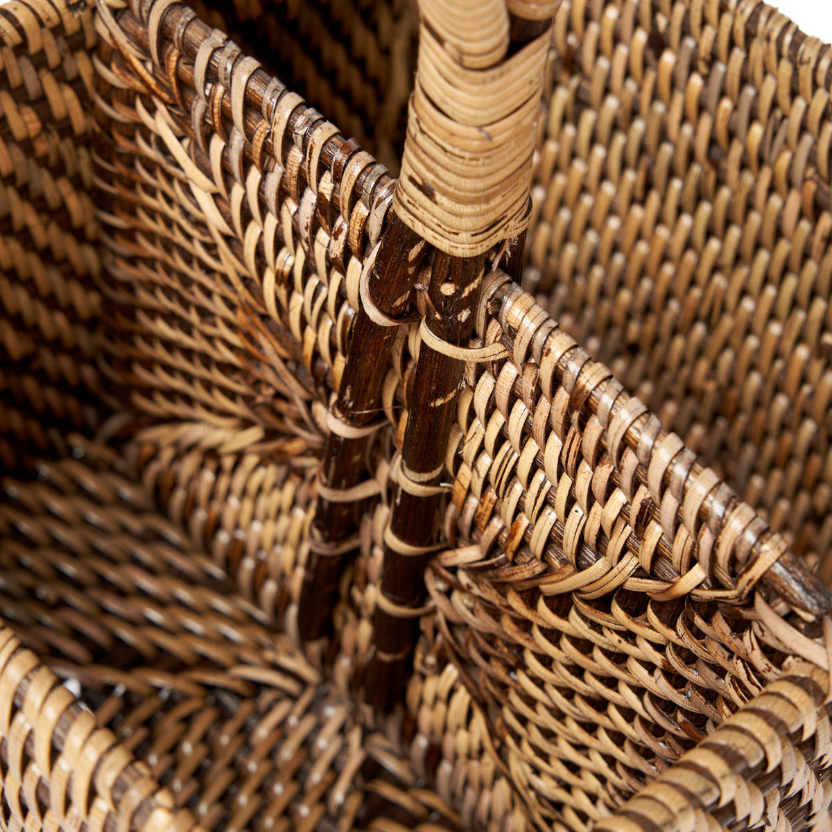 The Rattan Cutlery Caddy N°2 - Natural Brown