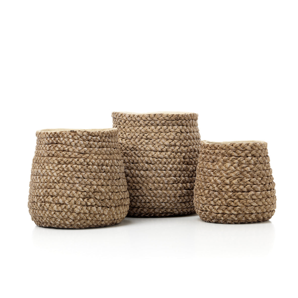 The Fake Braided Planter - Natural - M