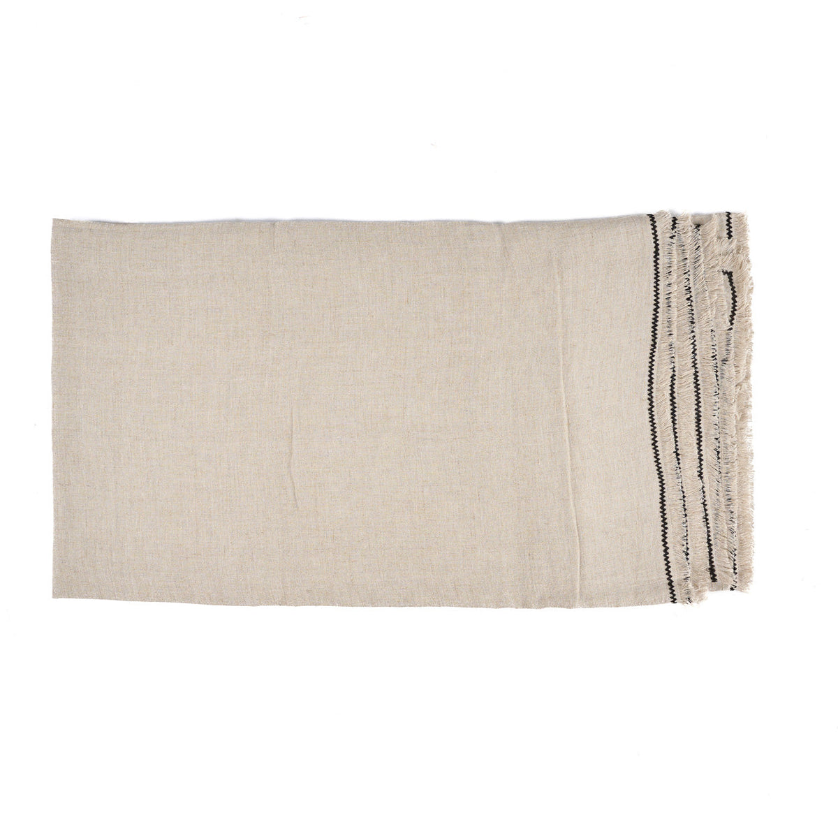 The Tuscany Tablecloth - Natural Black - 150x250