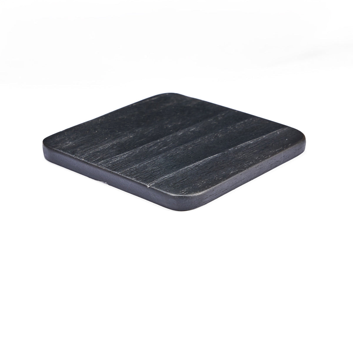 The Material Coaster - Medium Rustic Black