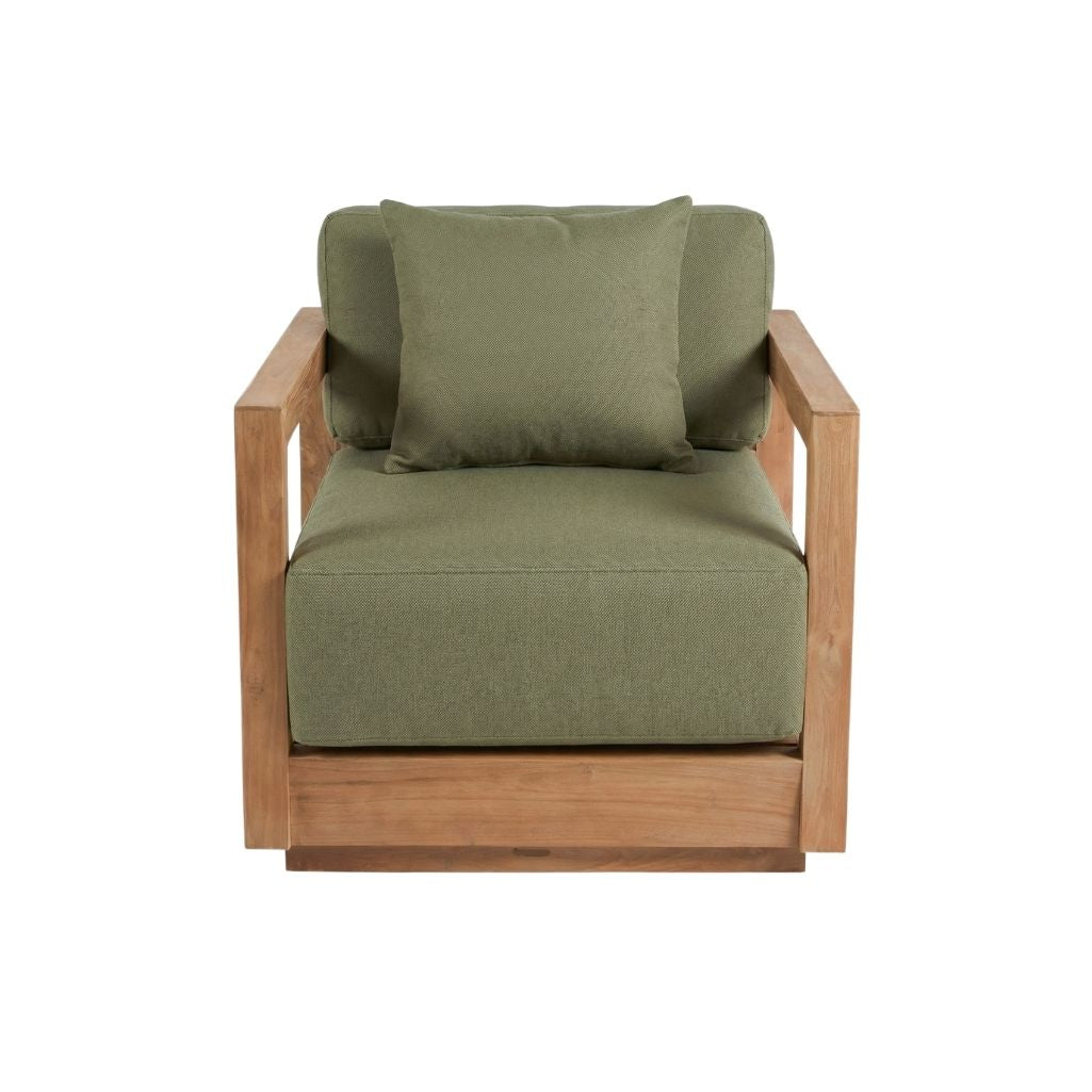 The Umalas One-Seater Sofa - Outdoor - Green Alga