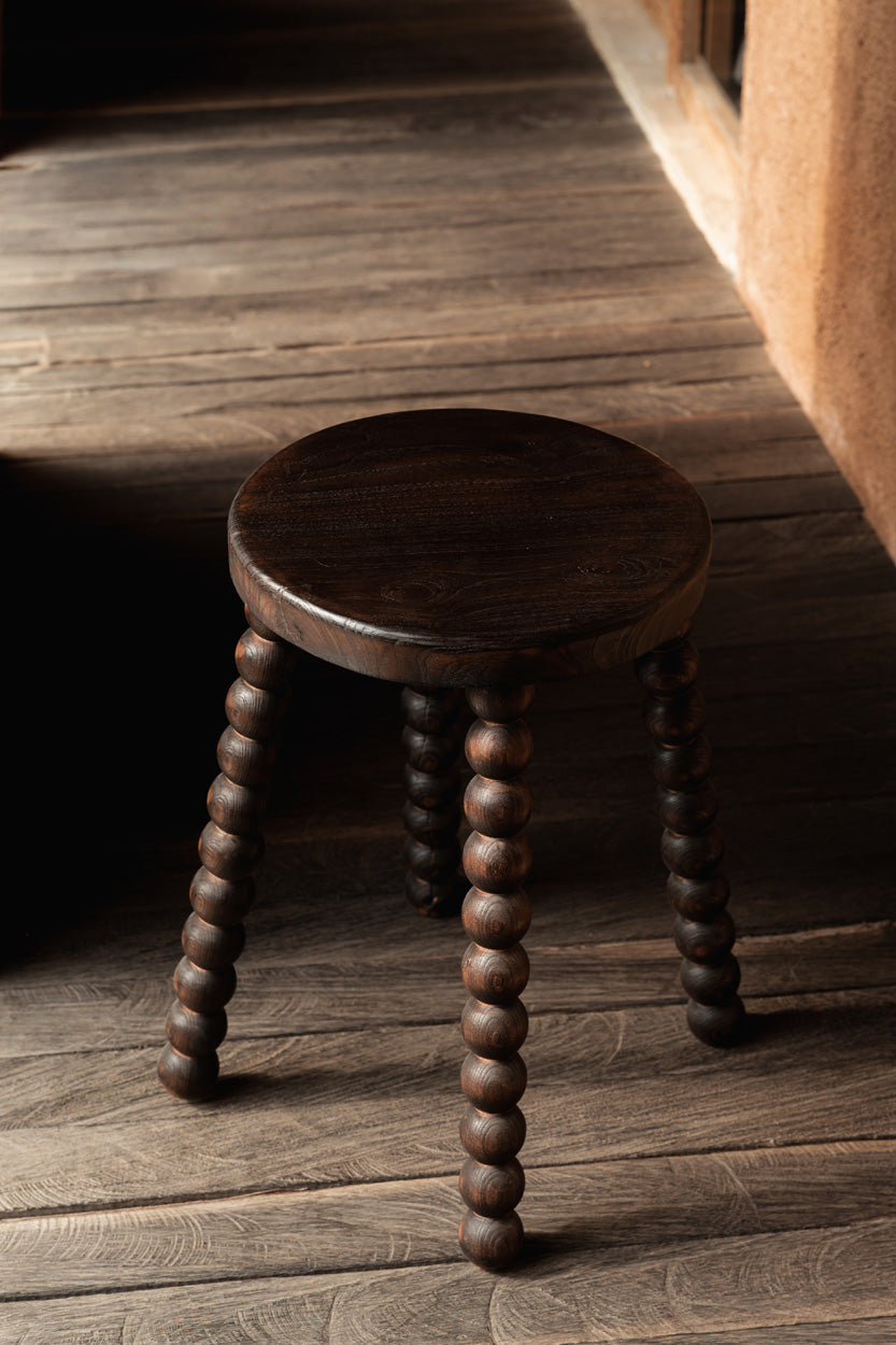The Dango Stool - Dark Walnut