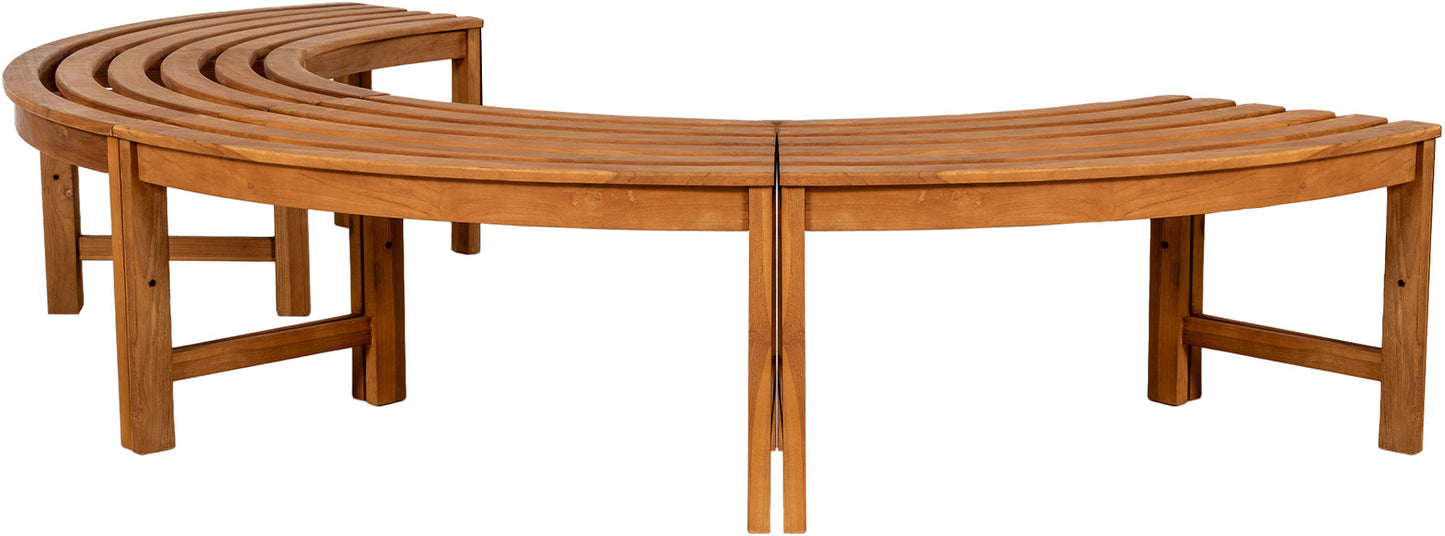 Banco Semicircular Male 250 cm sin Respaldo