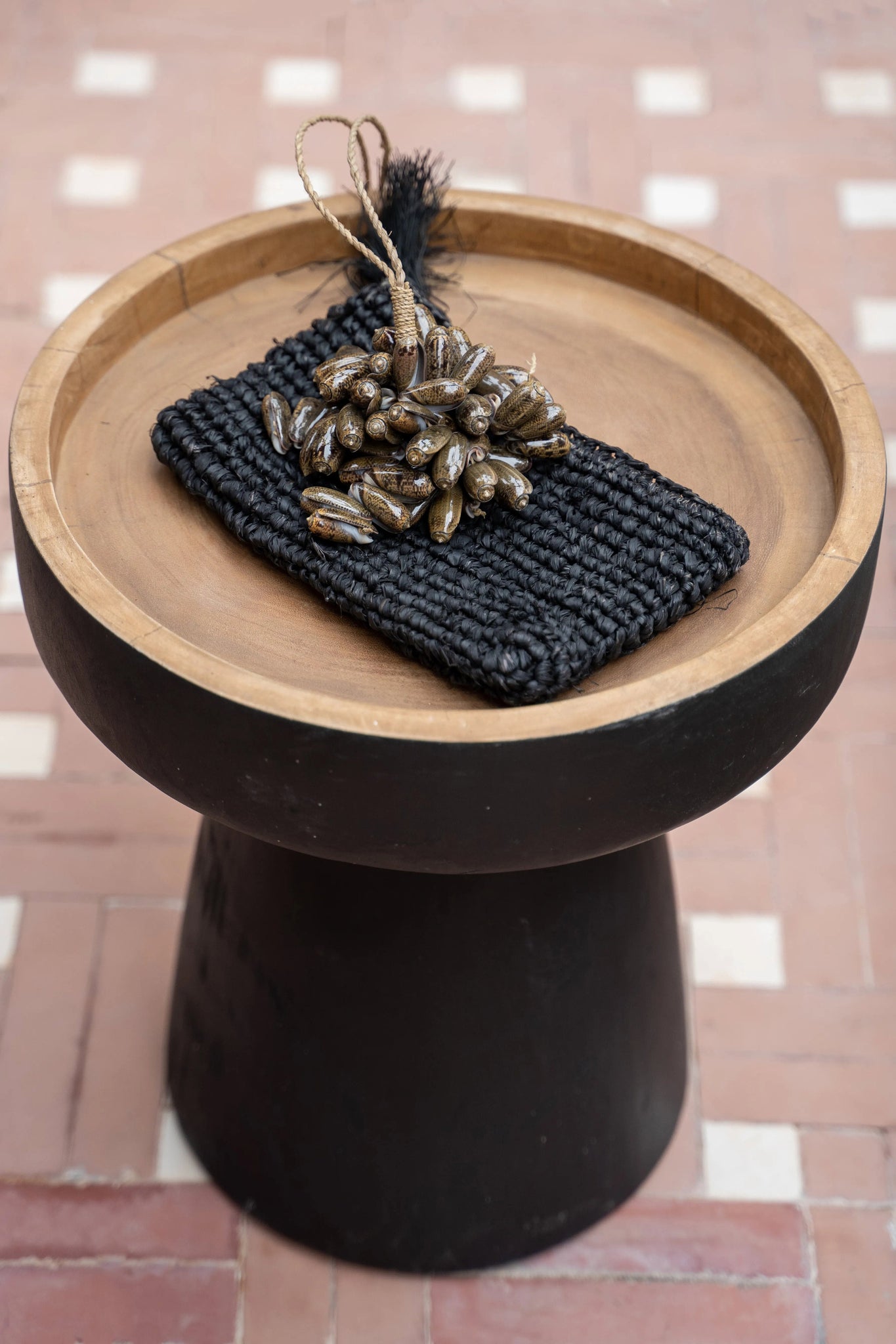 The Brown Cowrie Shell Tassel