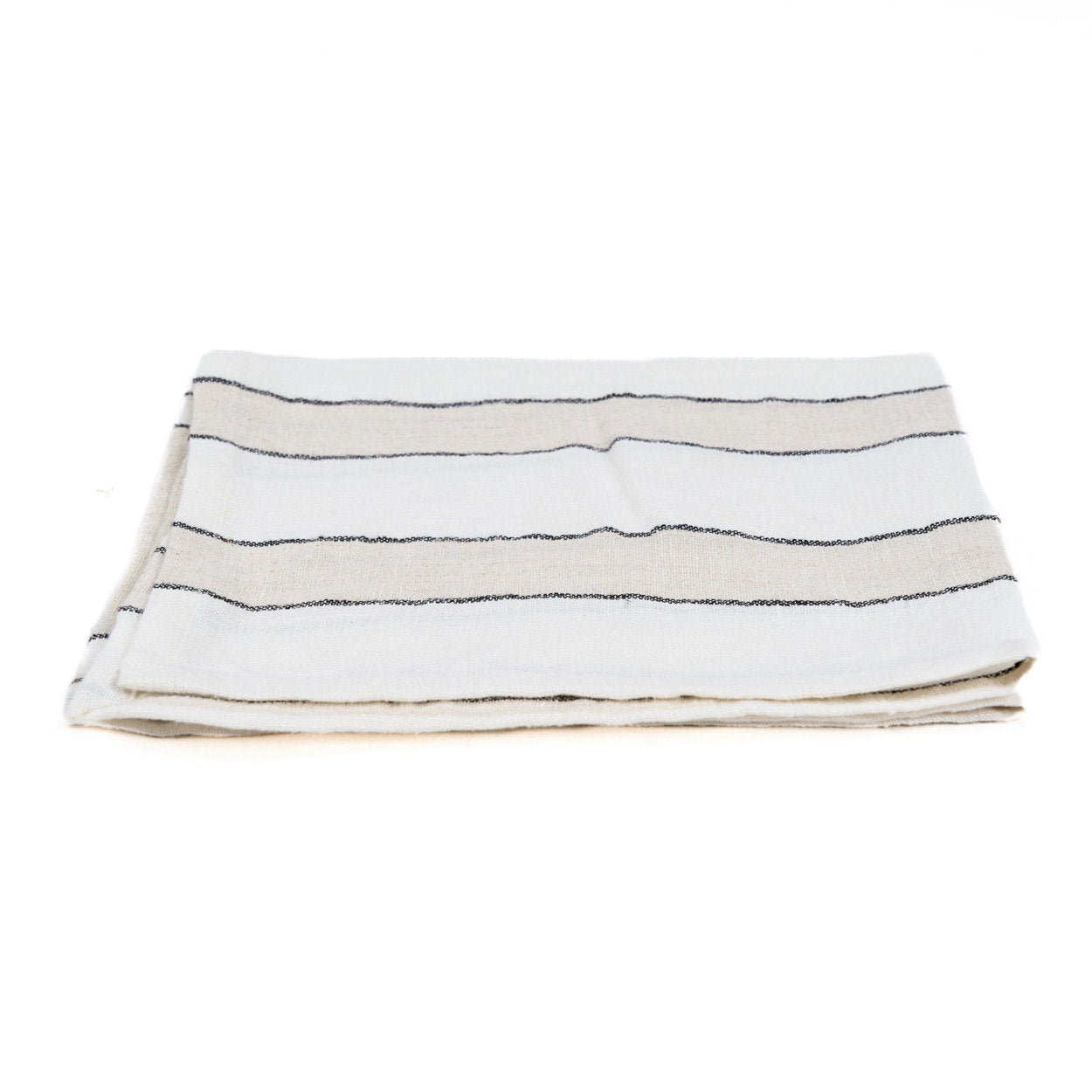 The Provence Napkin - Natural Black and White - 45x45