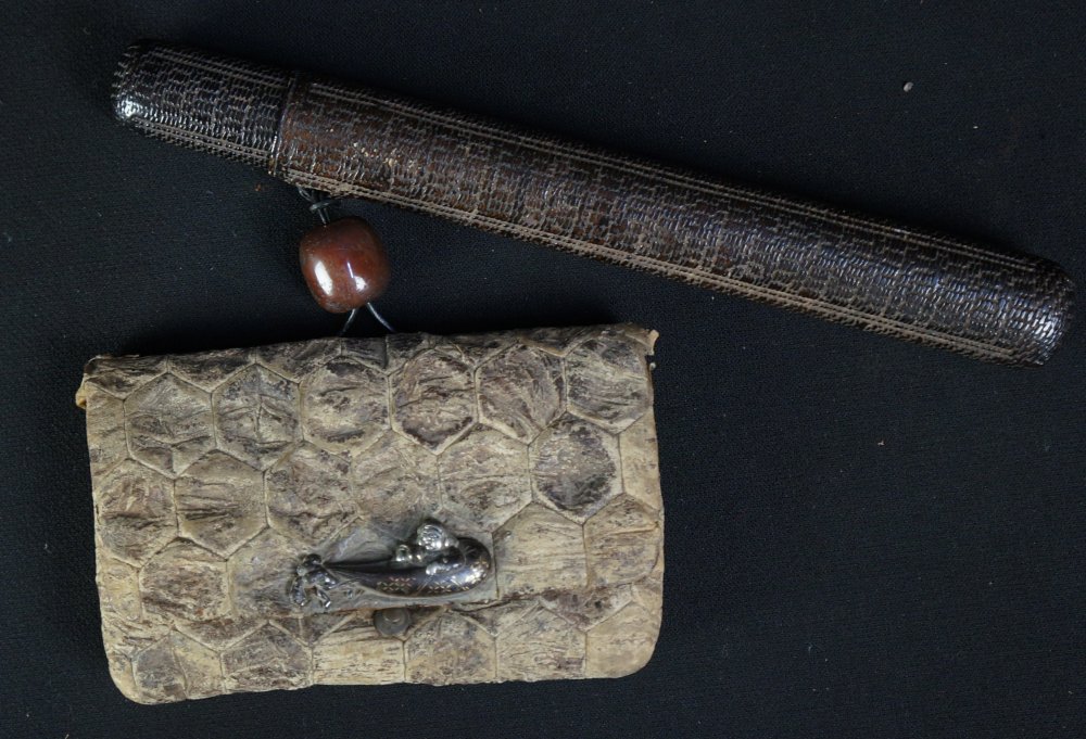 Silver Kiseru pipe Edo 1800