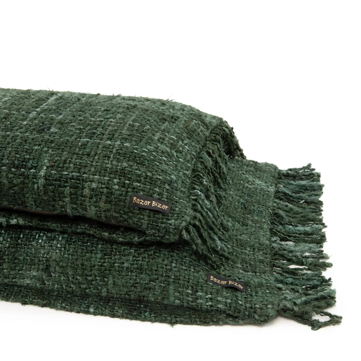 The Oh My Gee Cushion Cover - Forest Green - 35x100