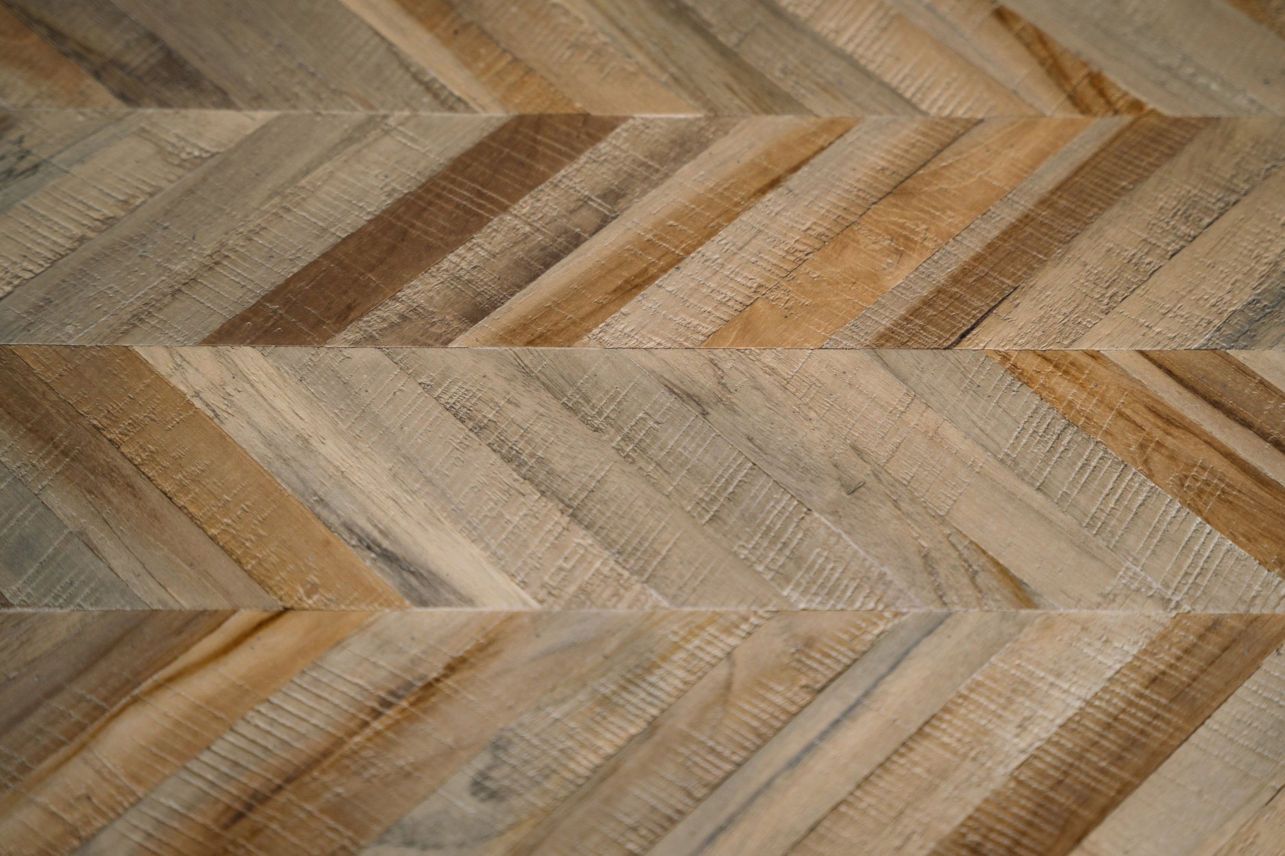 The Herringbone Bench - Natural - 110