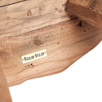 The Marabunta Rustic Side Table - Natural
