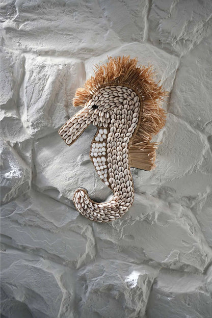 The Shell Sea Horse - White