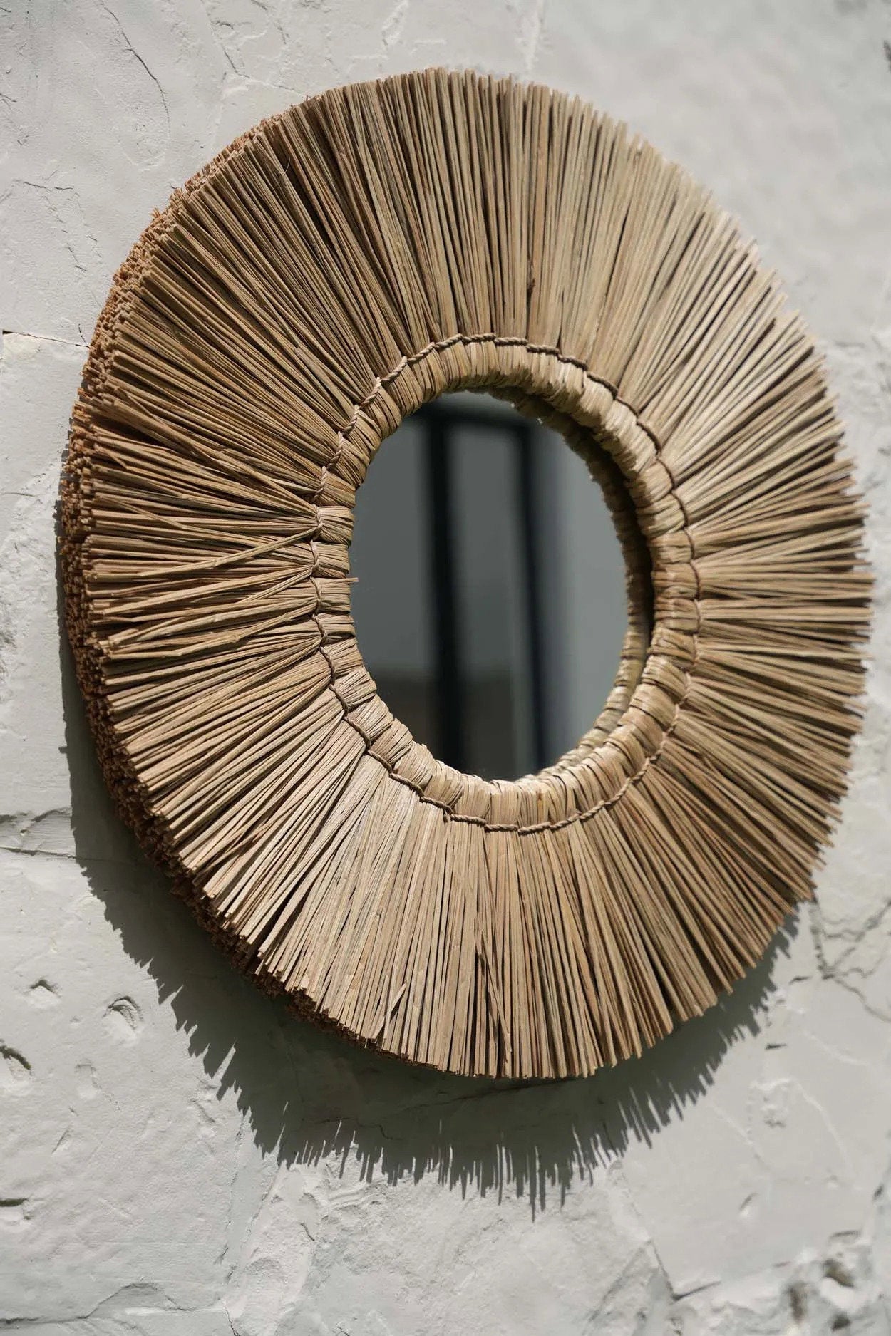 The Alang Alang Mirror - Natural - M