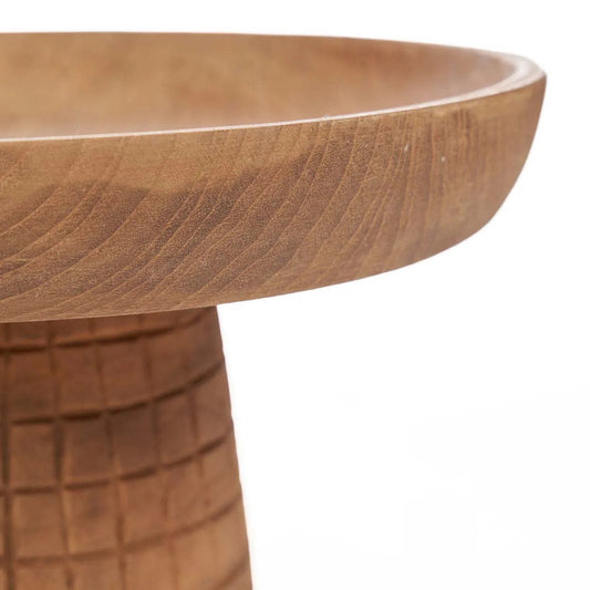 The Checkered Cake Dish - Natural
