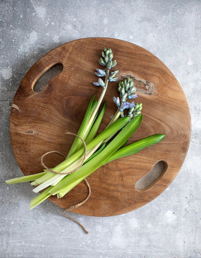 The Teak Root Tray - Natural - M