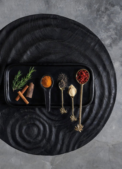 The Palm Tree Tea Spoon - Gold