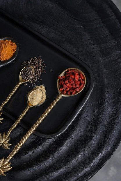 The Palm Tree Salad Spoon - Gold