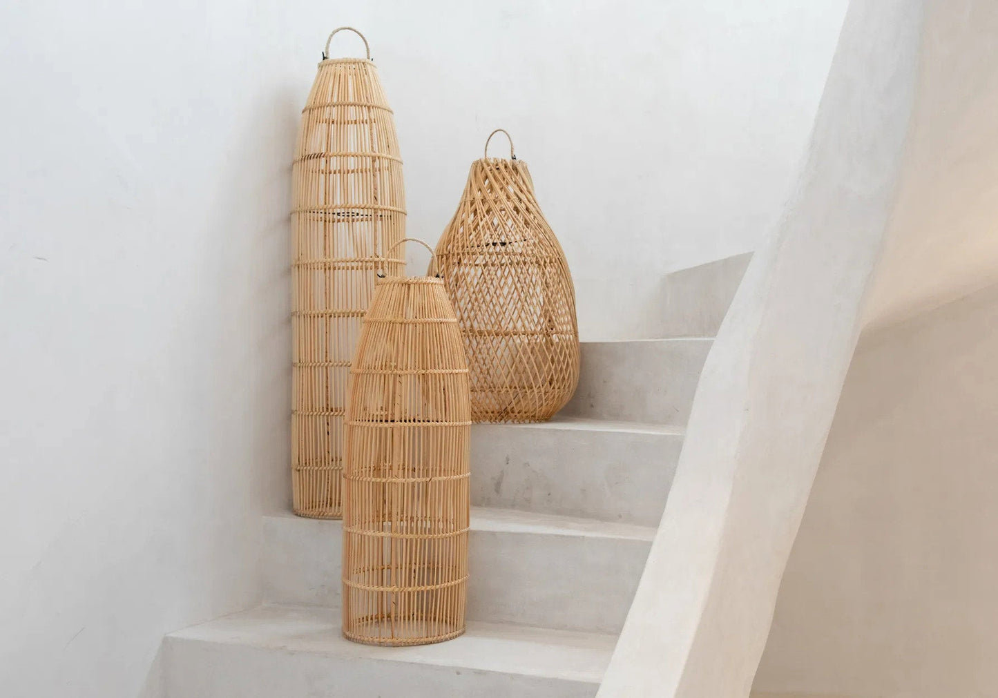 The Fish Trap Pendant - Natural - L