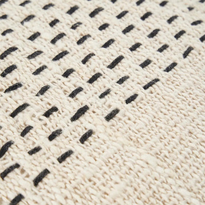 The Misty Cushion Cover - Natural Black