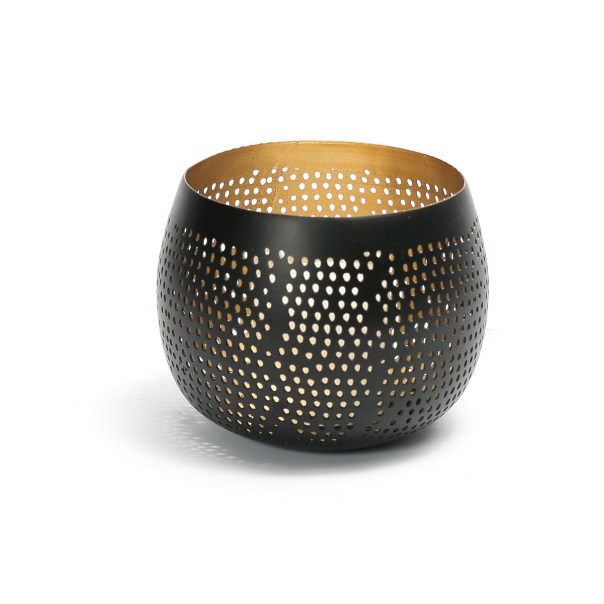 The Pierced Ball - Black Gold - S
