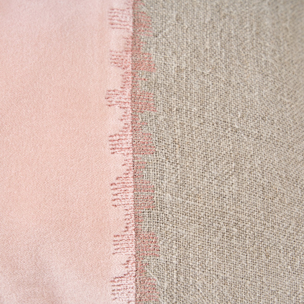 The Velvet Divorce Cushion Cover - Natural Pink - 30x50