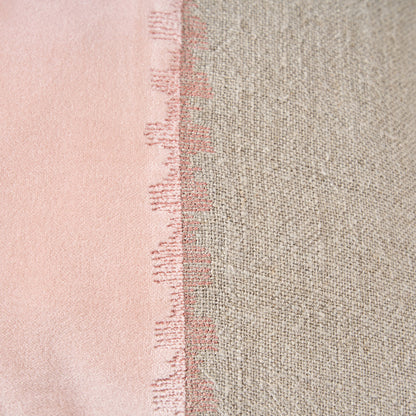 The Velvet Divorce Cushion Cover - Natural Pink - 30x50