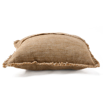 The Sahara Fringe Cushion Cover - Natural Brown - 50x50