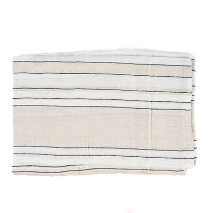 Provence Tablecloth - Natural / Black / White - 150x250