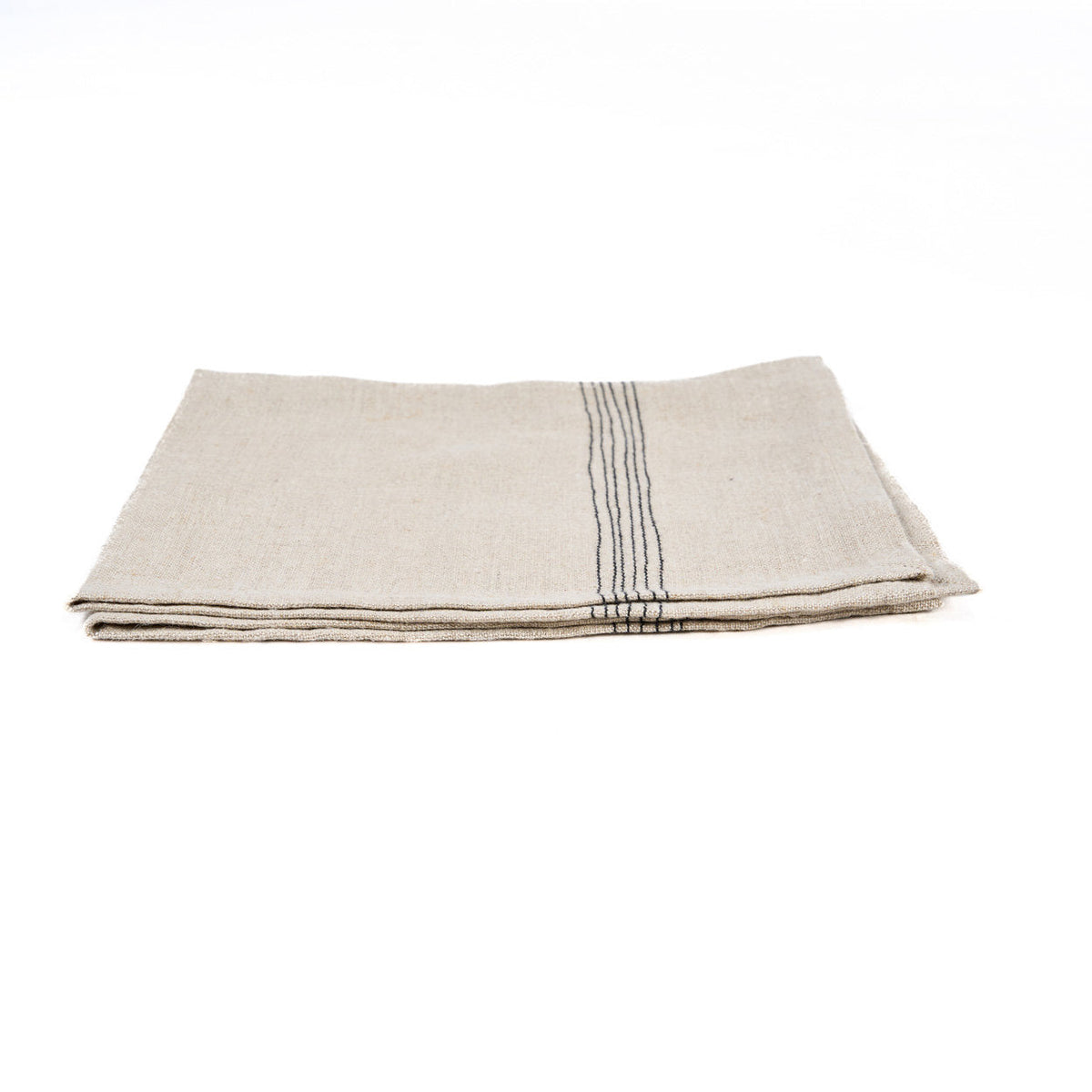 The Lint Biscuit Napkin - Natural Black - 45x45