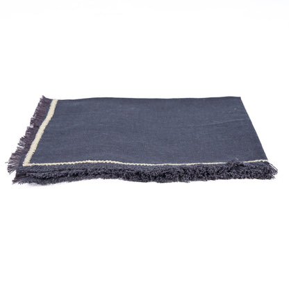The Tuscany Napkin - Black Natural - 45x45