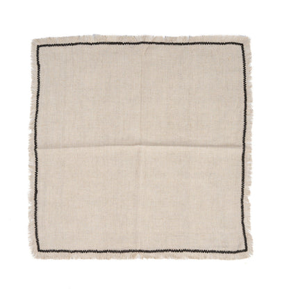 The Tuscany Napkin - Natural Black - 45x45