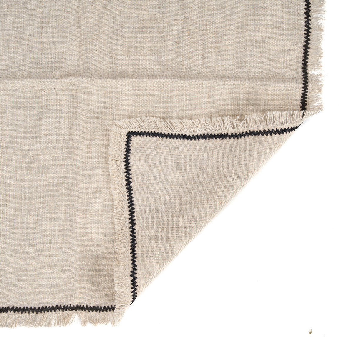 The Tuscany Napkin - Natural Black - 45x45