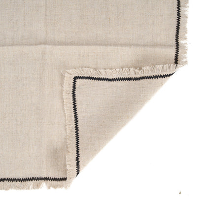 The Tuscany Napkin - Natural Black - 45x45