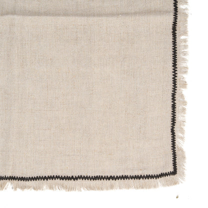 The Tuscany Napkin - Natural Black - 45x45