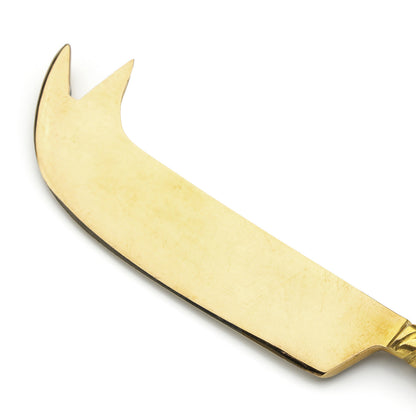 The Palm Tree Cheese Knife - Gold