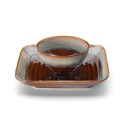 The Smoked Horizon Bowl - Brown Grey - S