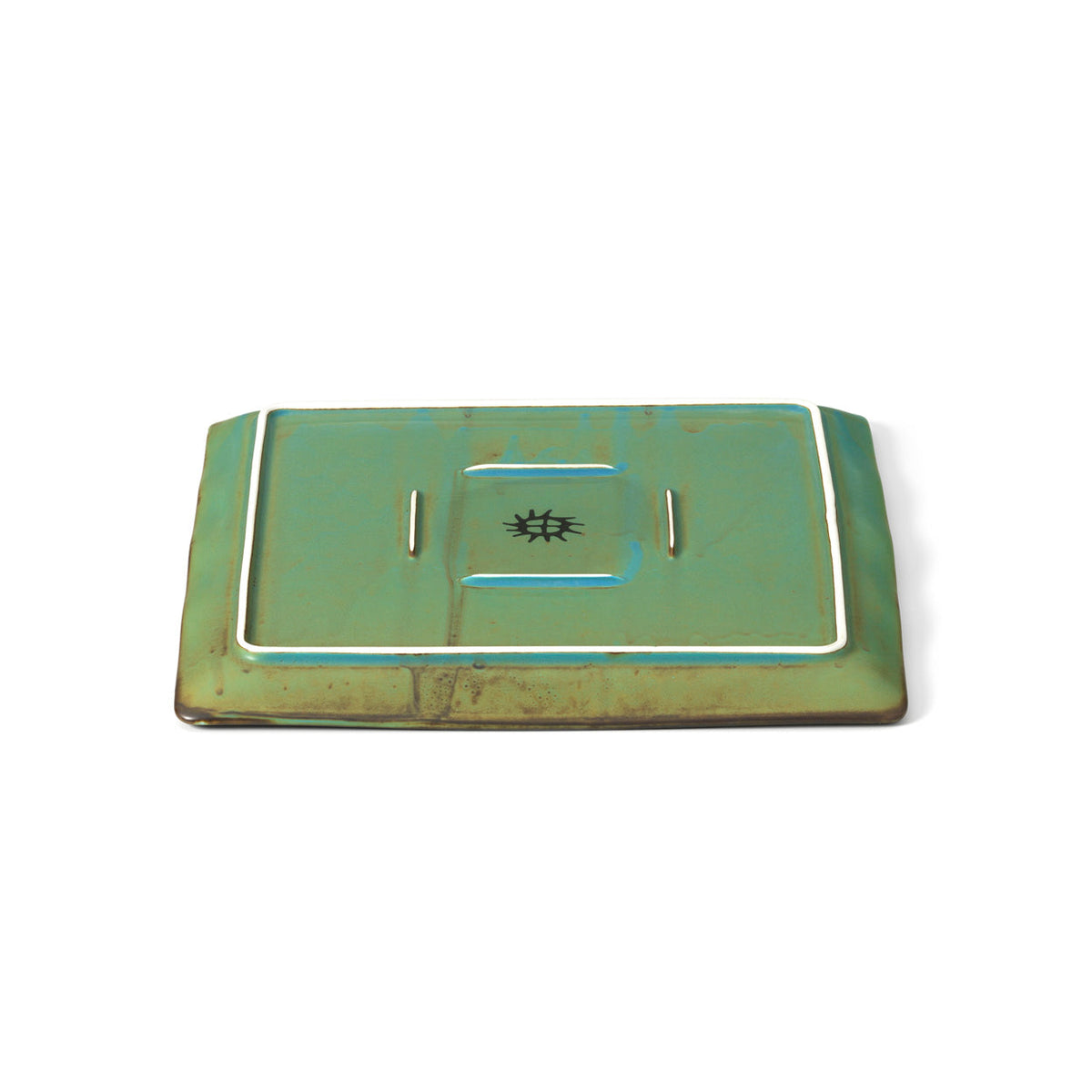 The Lagoon Square Plate - L