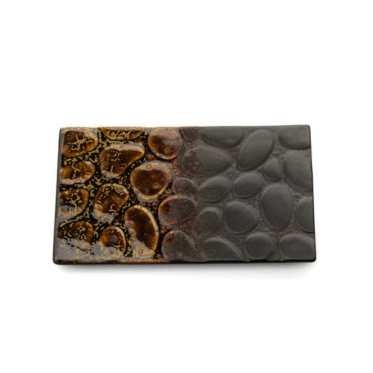 The Merapi Rectangular Plate - Brown