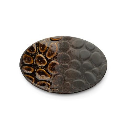 The Merapi Oval Plate - Brown