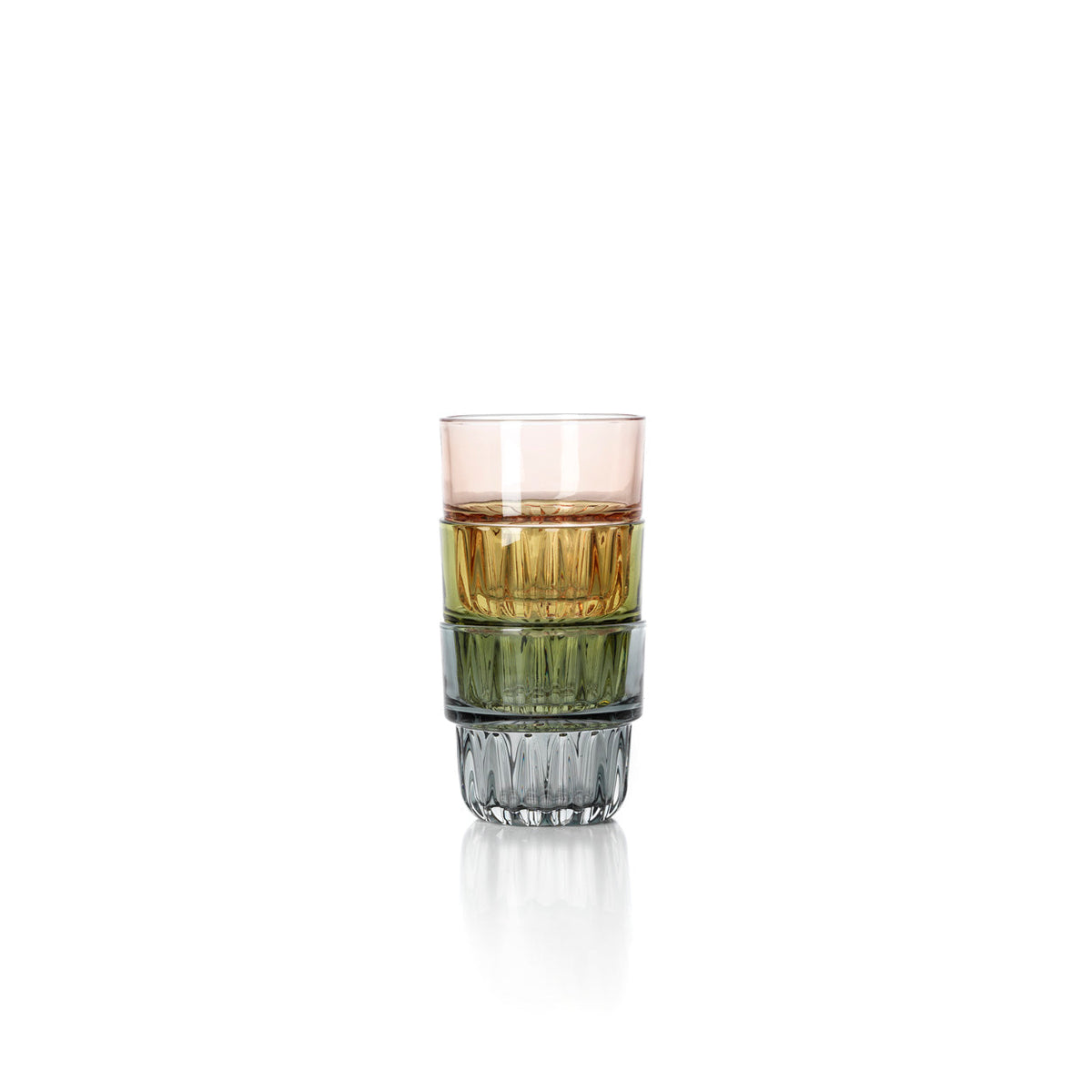 The Faceted Tumbler - Smoky Grey