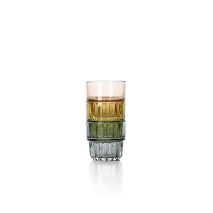 The Faceted Tumbler - Smoky Grey