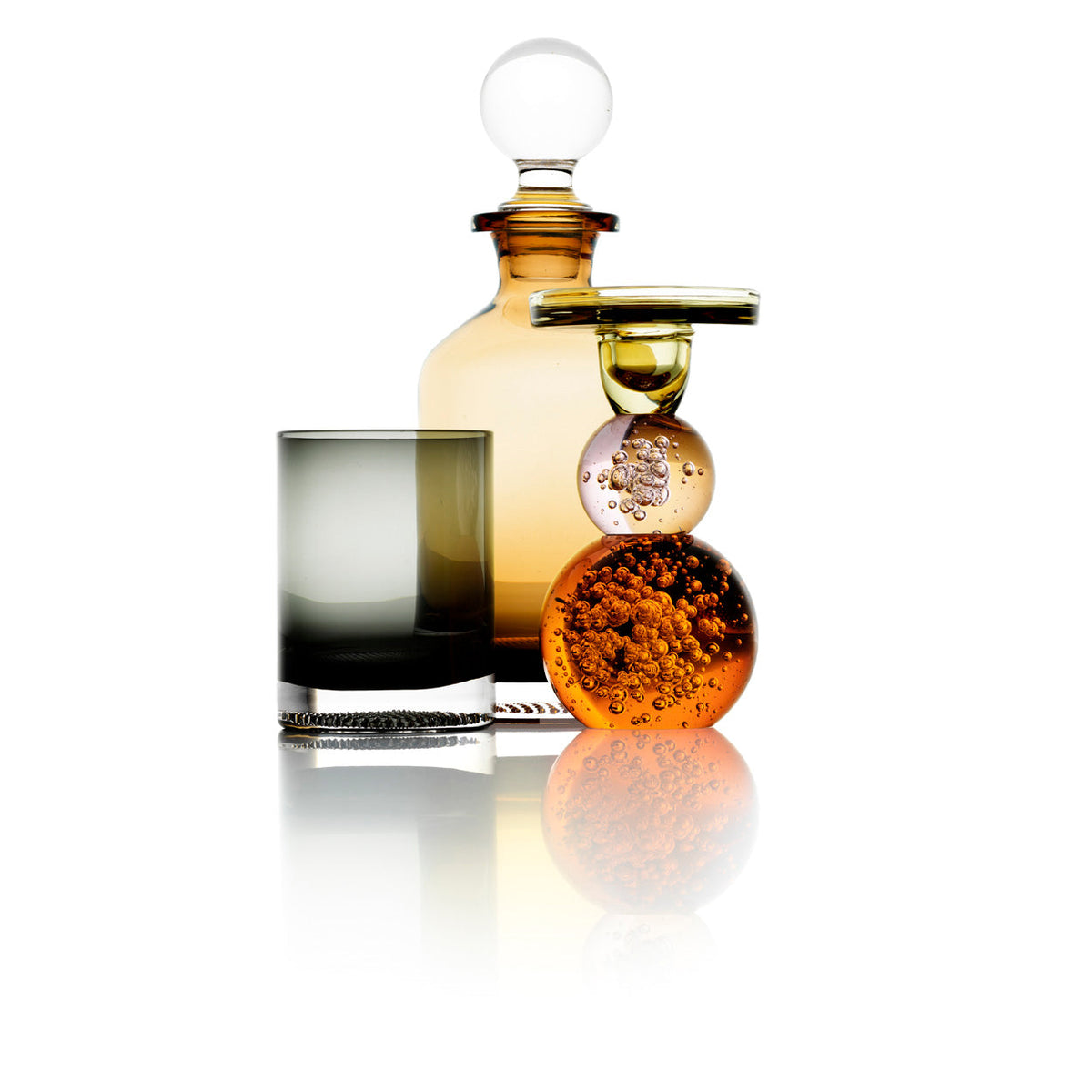 The Dot Decanter Carafe - Amber