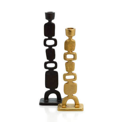 The Totemo Candle Holder - Black - L