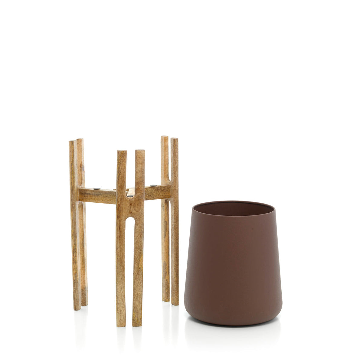The Forked Root Planter - Natural Brown - L