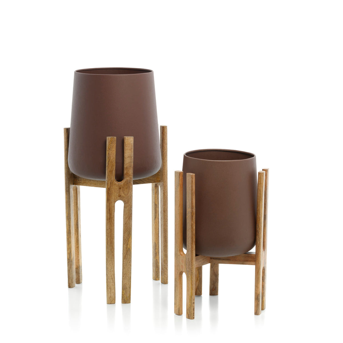 The Forked Root Planter - Natural Brown - M