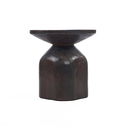 The Drumline Side Table - Dark Walnut