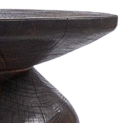 The Drumline Side Table - Dark Walnut