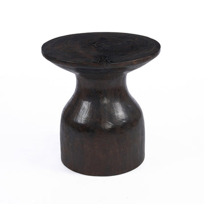 The Hourglass Side Table - Dark Walnut