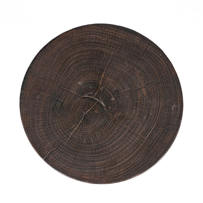 The Java Tripod Side Table - Dark Walnut