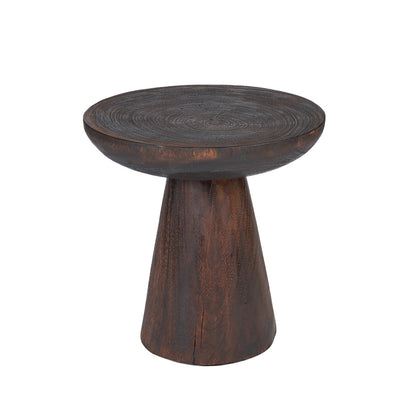 The Cone Alone Side Table - Dark Walnut