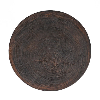 The Cone Alone Side Table - Dark Walnut